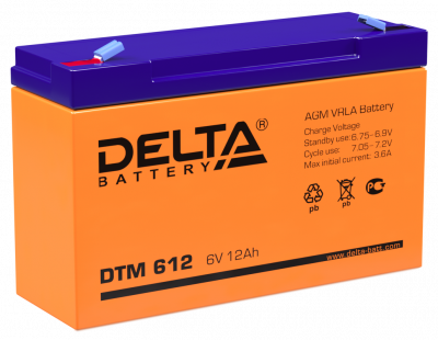 Delta DTM 612 Аккумулятор